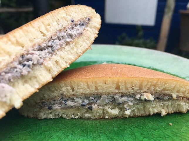 Some Japanese Dorayaki on a plate