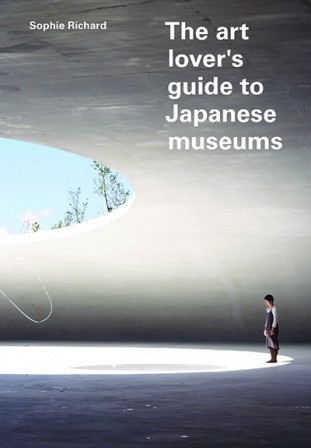 A book cover with a woman in a museum on it